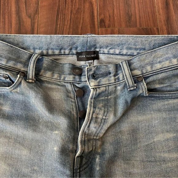 John Elliott Gray Slim Men Jeans - Picture 2 of 9